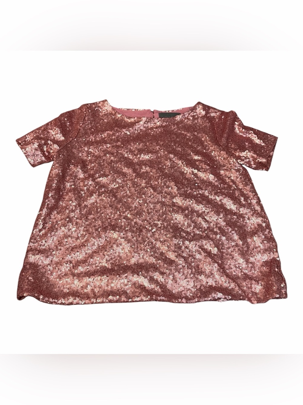 Sunday in Brooklyn Pink Sequin Top S Party Holiday New Years Birthday Sparkle - Picture 2 of 5